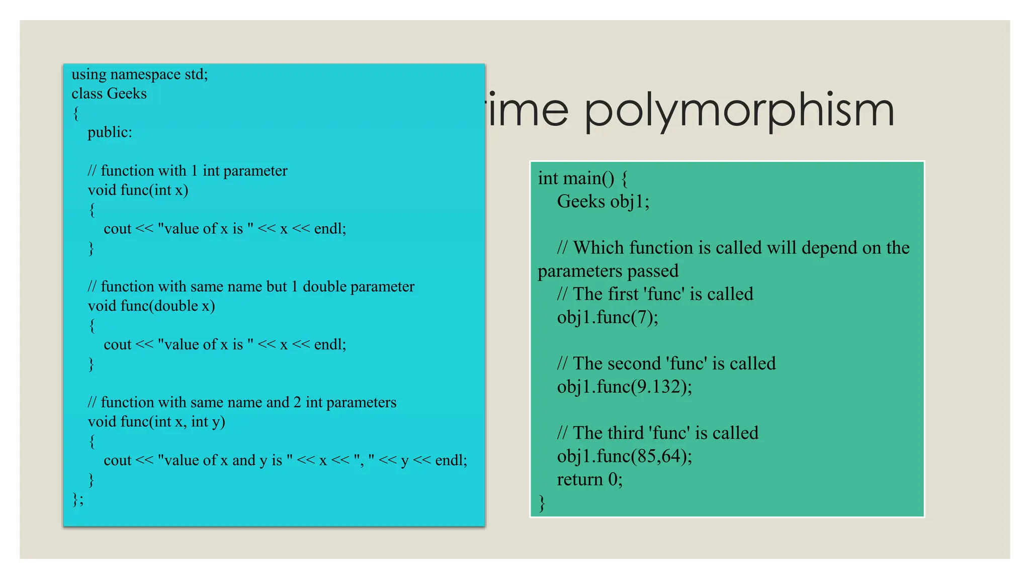 Polymorphism.Difference between Inheritance & Polymorphism | PPT | Free ...