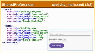 Week 05 - Using SharedPreferences in Android.pptx