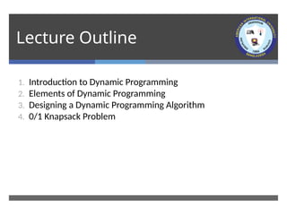 ProgrammingDynamic Programming -Knapsack.pptx