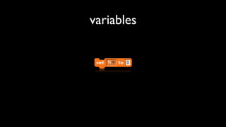 variables
 