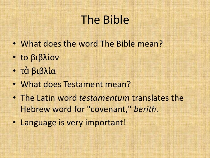 Week 1 Old Testament Part 1