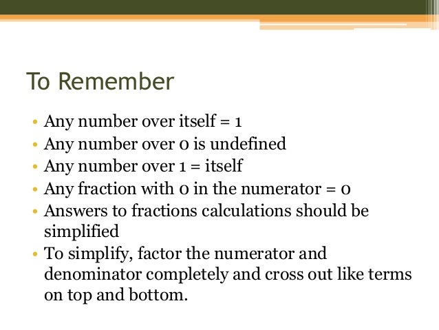 fractions over fractions