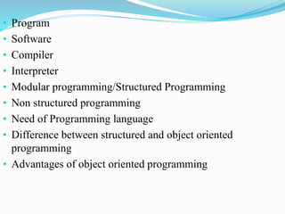 COMPUTER PROGRAMMING | PPT
