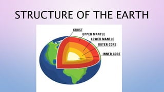 STRUCTURE OF THE EARTH
 