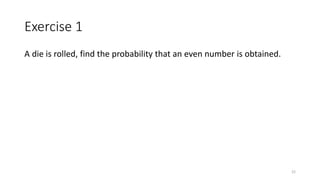 Probability and Statistics - Week 1 | PDF
