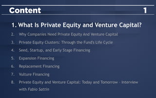 PRIVATE EQUITY AND VENTURE CAPITAL week1 | PDF