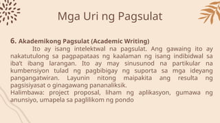 Filipino sa Piling LarAkademing Pagsulat | PPTX