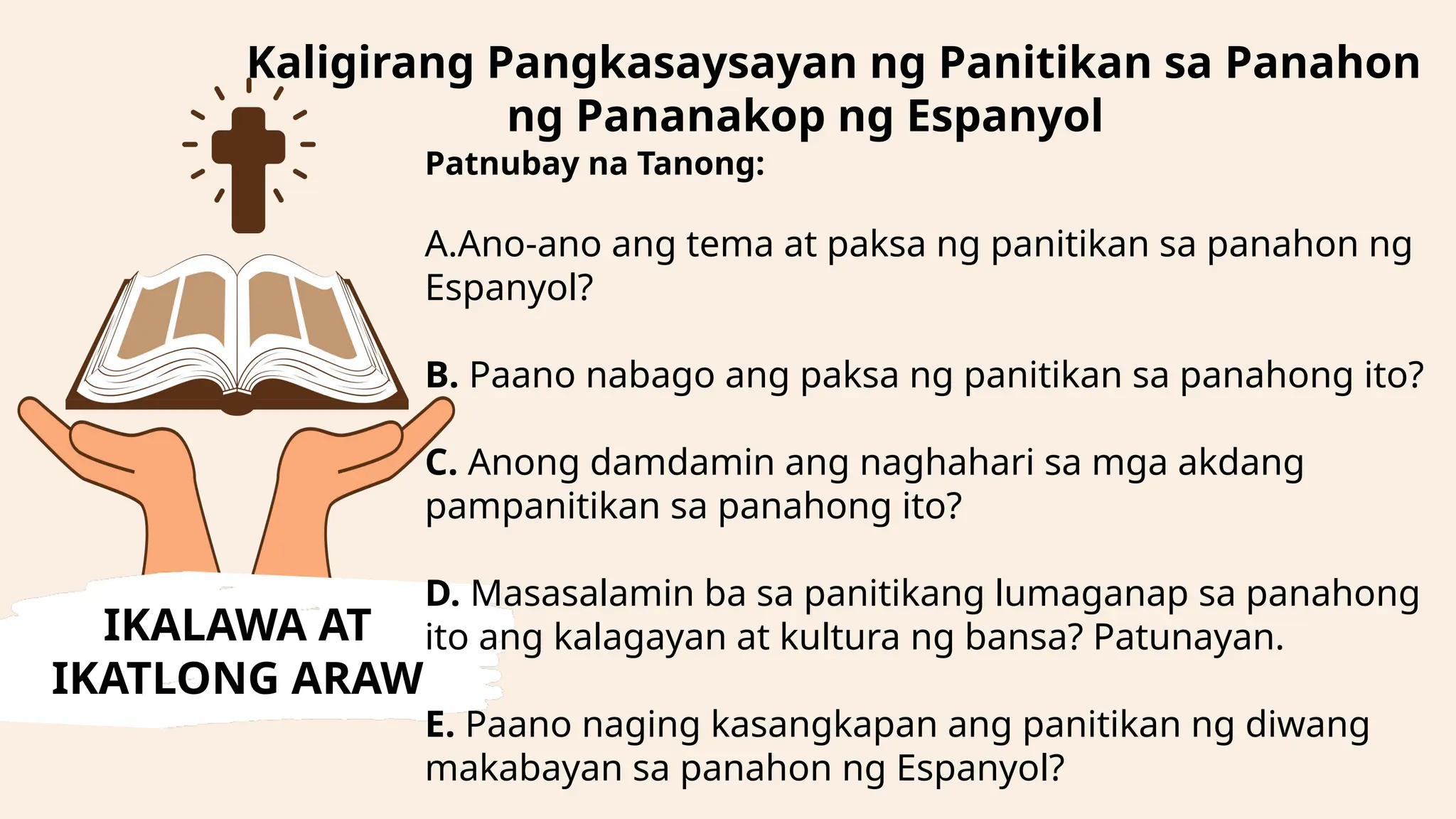 KALIGIRANG PANGKASAYSAYAN NG PANITIKAN SA PANAHON NG PANANAKOP NG ...
