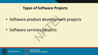 SPM software project management nptel iit | PDF