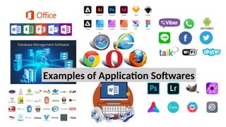 Examples of Application Softwares
 