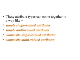 Simple Multi Attribute Model Introduction to DBMS: basic concepts, models architecture | PPTX