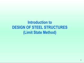 Comprehensive Introduction to Design of Steel Structures Using Limit ...