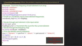 Comprehensive Guide to C++ Maps and Unordered Maps with Frequency ...