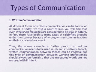 Effective Business Communication Skill's | PDF