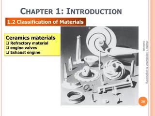 Week 1.3 chapter 1 introduction to engineering materials | PDF