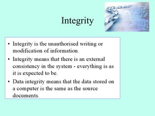 Integrity
 