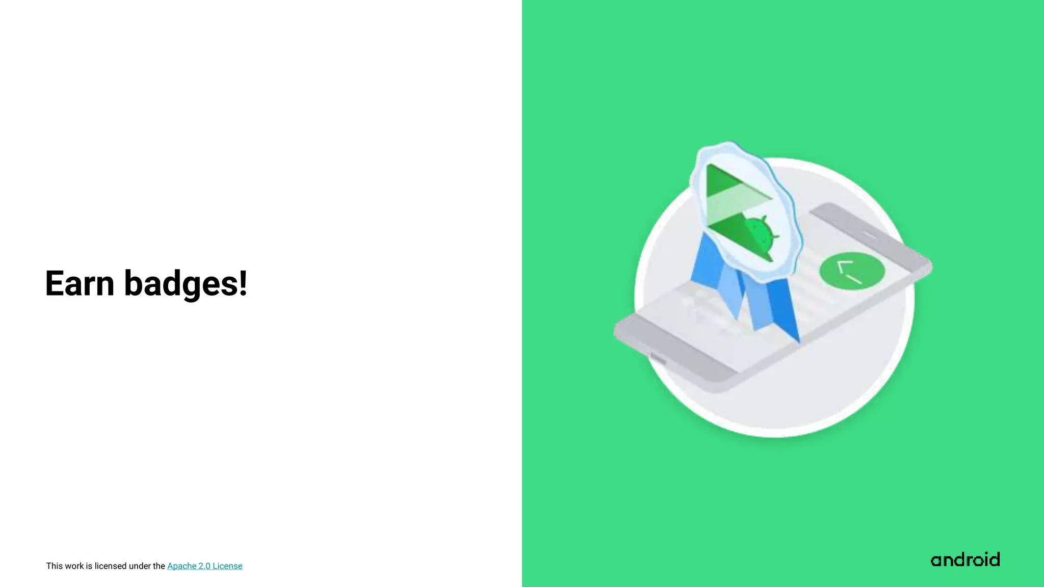 This work is licensed under the Apache 2.0 License
Earn badges!
 