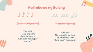 Week 1 - Awiting Bayan para sa Filipino 7 | PPTX