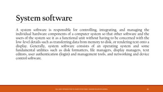 Systeemsoftware Basics of Computer | PDF