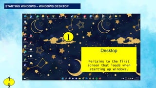 EXPLORING THE MS WINDOWS ENVIRONMENT | PPTX