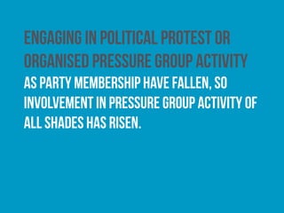 is there a participation crisis in the uk?
 