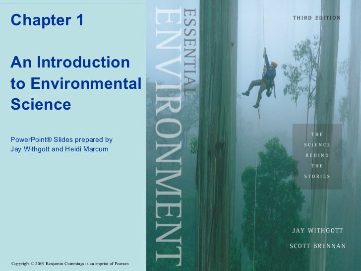 Introduction To Environmental Science Introduction To Environmental Science