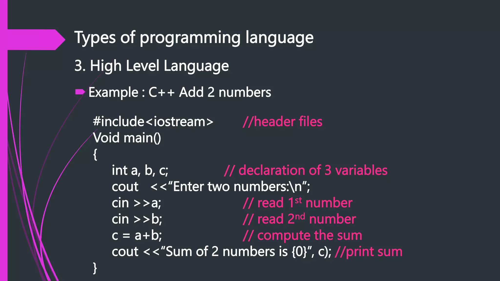 week 1 - INTRO TO PROGRAMMING.pptx | Programming Languages | Computing