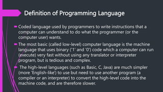 week 1 - INTRO TO PROGRAMMING.pptx