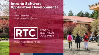 Week 1- Intro to Software Application Development I.pptx