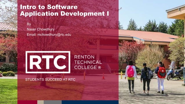 Week 1- Intro to Software Application Development I.pptx