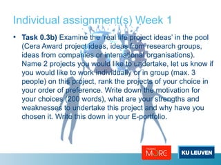 Week 1 kick off (ko) | PPT