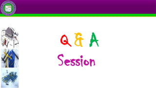 Q & A
Session
 