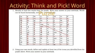 Poetry Descriptions and Imagery - ENGLISH 7 MATATAG QUARTER 1 WEEK 1 | PPTX