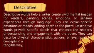 Poetry Descriptions and Imagery - ENGLISH 7 MATATAG QUARTER 1 WEEK 1 | PPTX