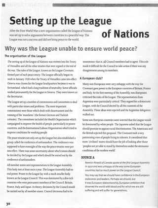 Week 1 - Setting up the League of Nations