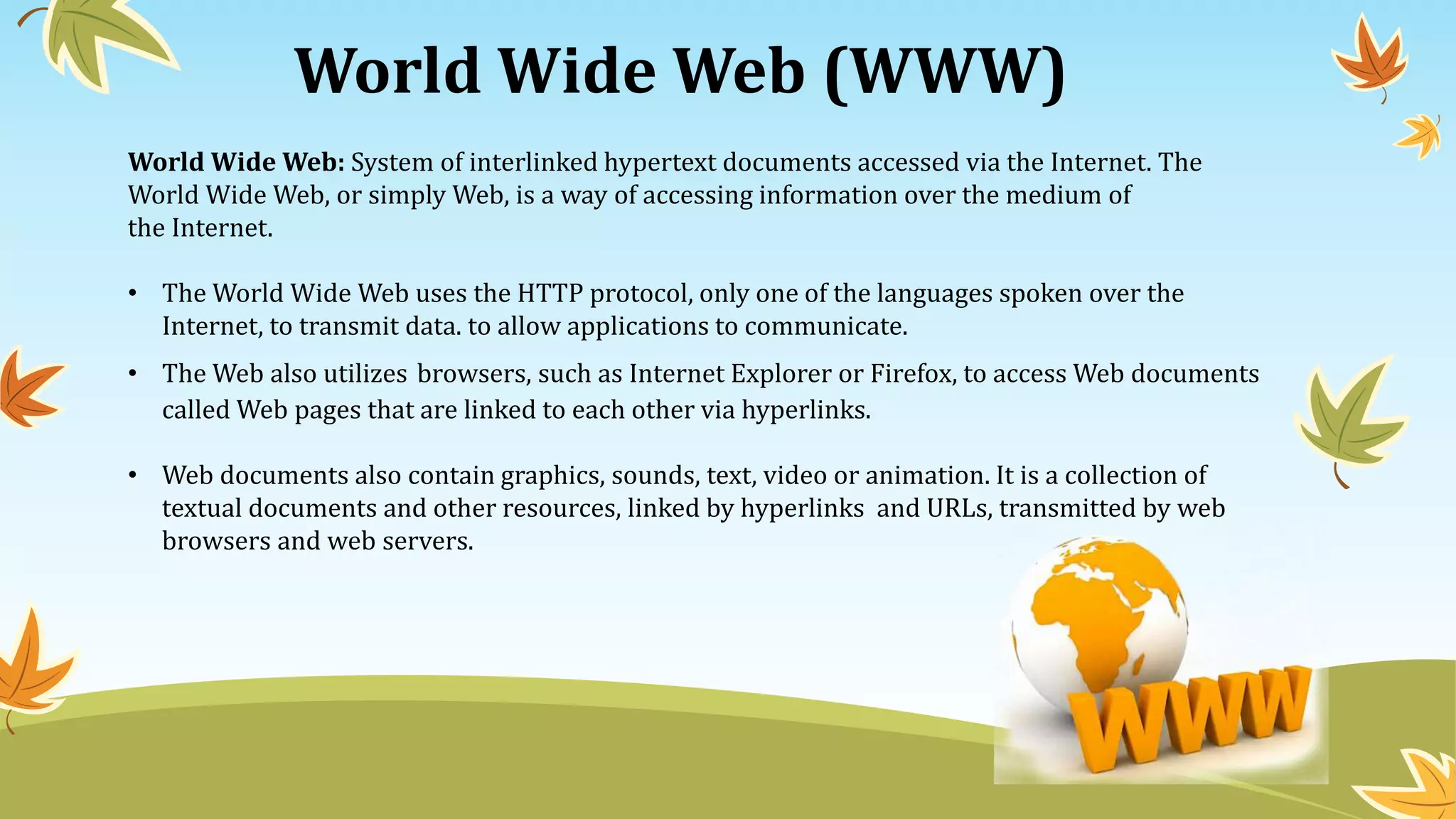 Introduction to Web Technology by Mahesh Sharma | PPTX