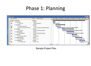 Phase 1: Planning Sample Project Plan 
