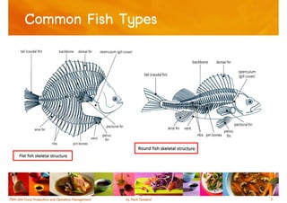 Structure of fish with label