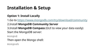 Week 10 - Lecture 2 - Introduction to MongoDB.pptx