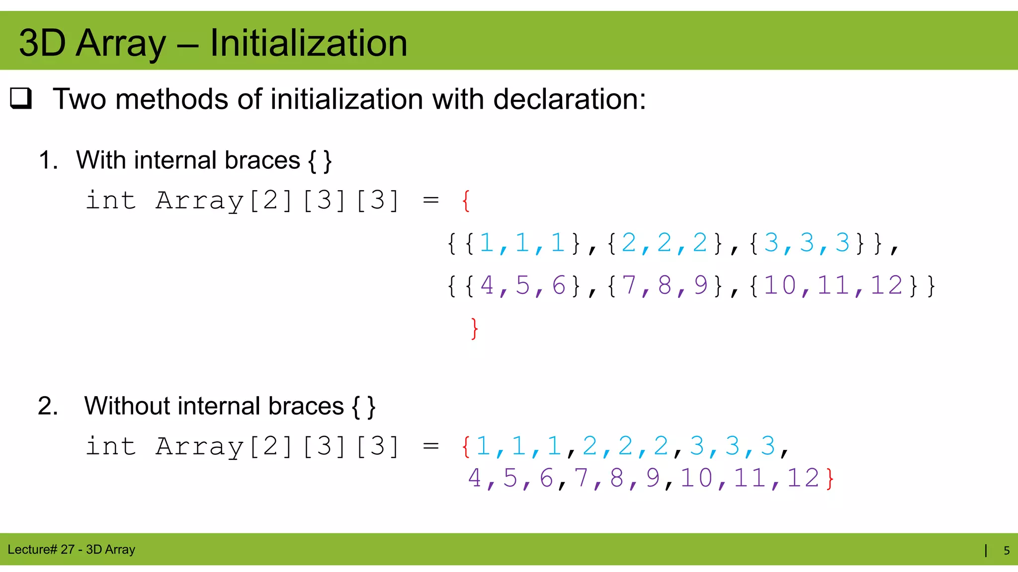 Week 10 - Lecture 27 - 3D Arrays.pptx