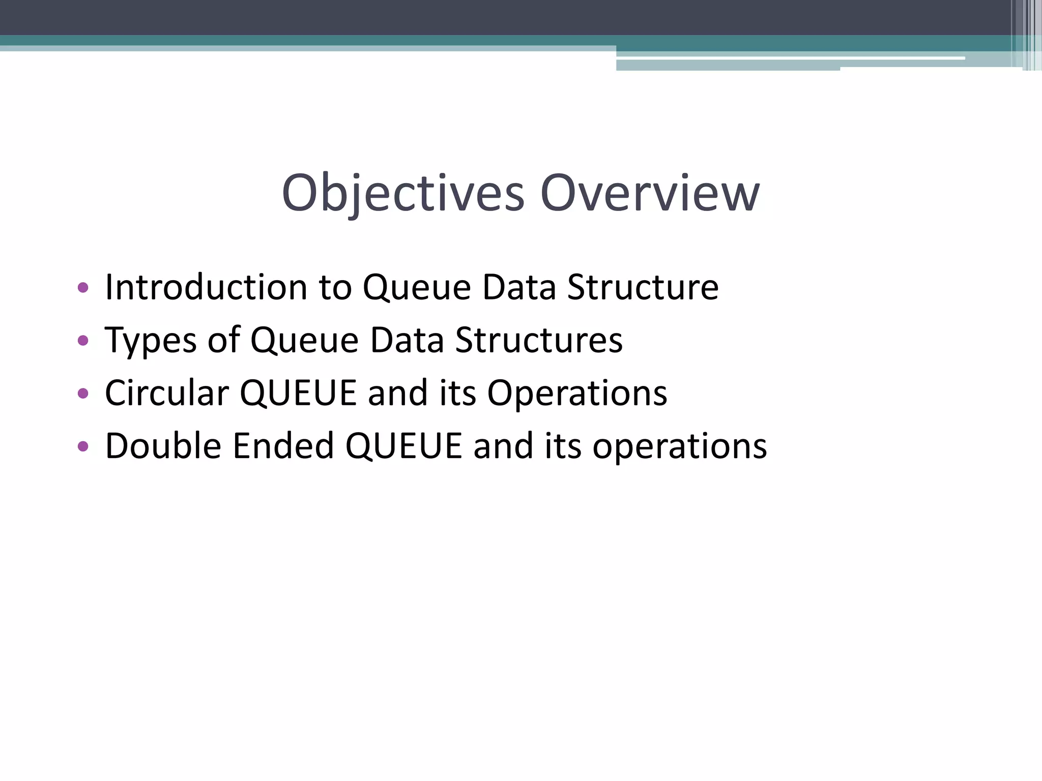 Queue Data Structure | PPTX
