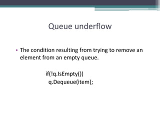 Queue Data Structure | PPTX