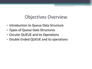 Queue Data Structure | PPTX