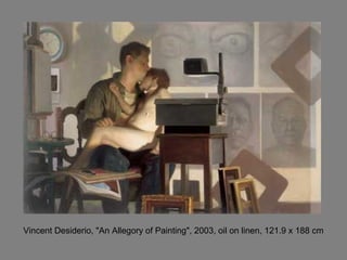 Vincent Desiderio, "An Allegory of Painting", 2003, oil on linen, 121.9 x 188 cm
 