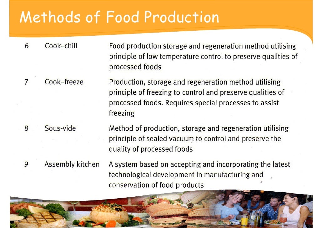 Week 10 Food And Beverage Production Methods 3 2552 week-10-food-and-beverage-production-methods-3-2552