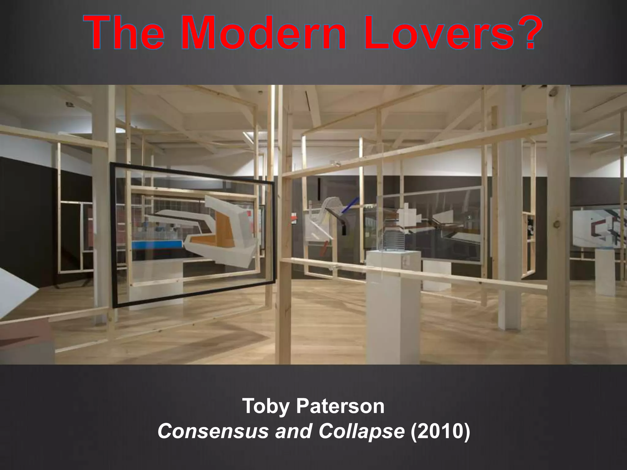 Toby Paterson
Consensus and Collapse (2010)
 