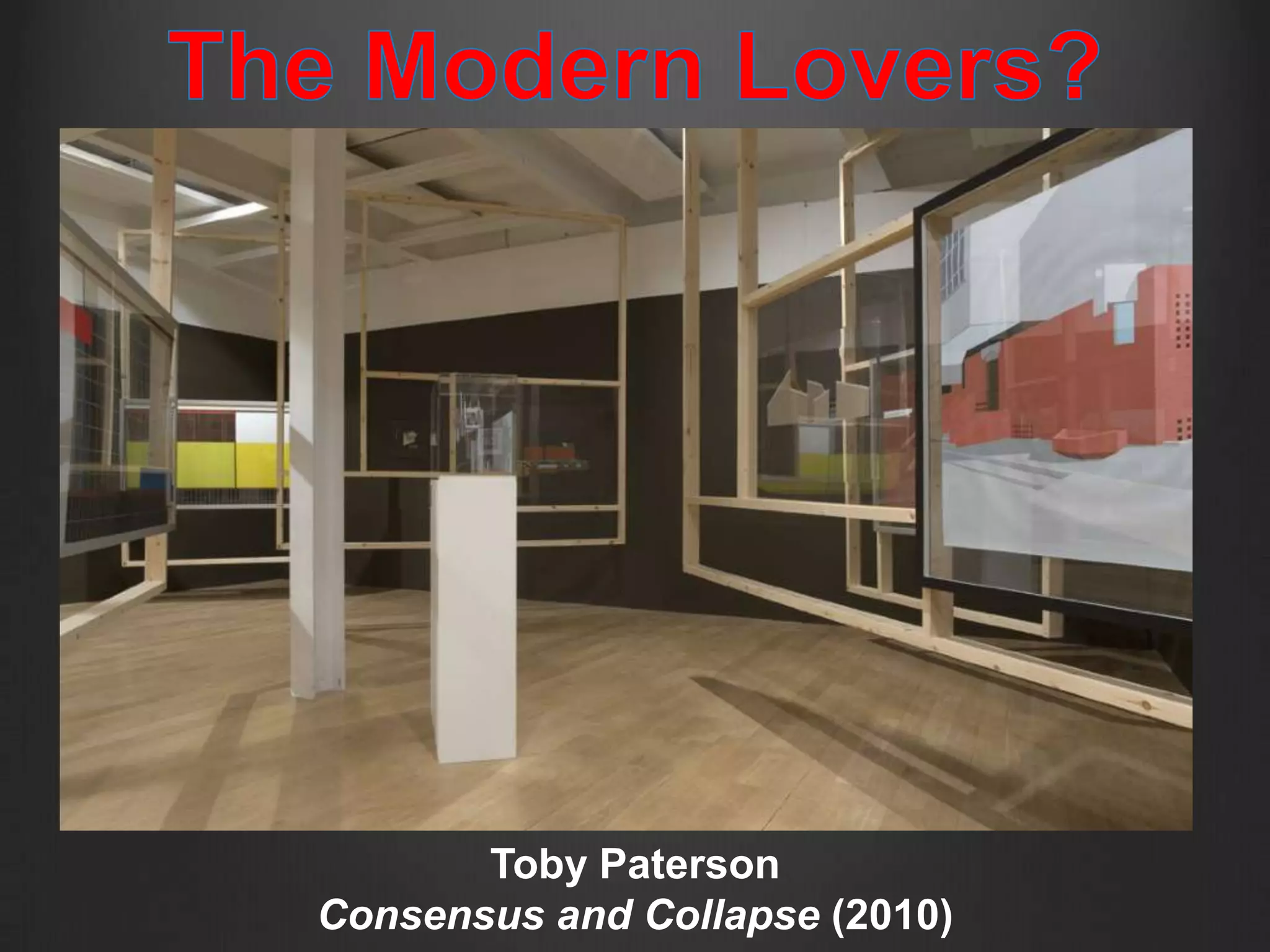 Toby Paterson
Consensus and Collapse (2010)
 