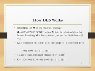 How DES Works Week#10 Lecture#01,02(DES).pptx