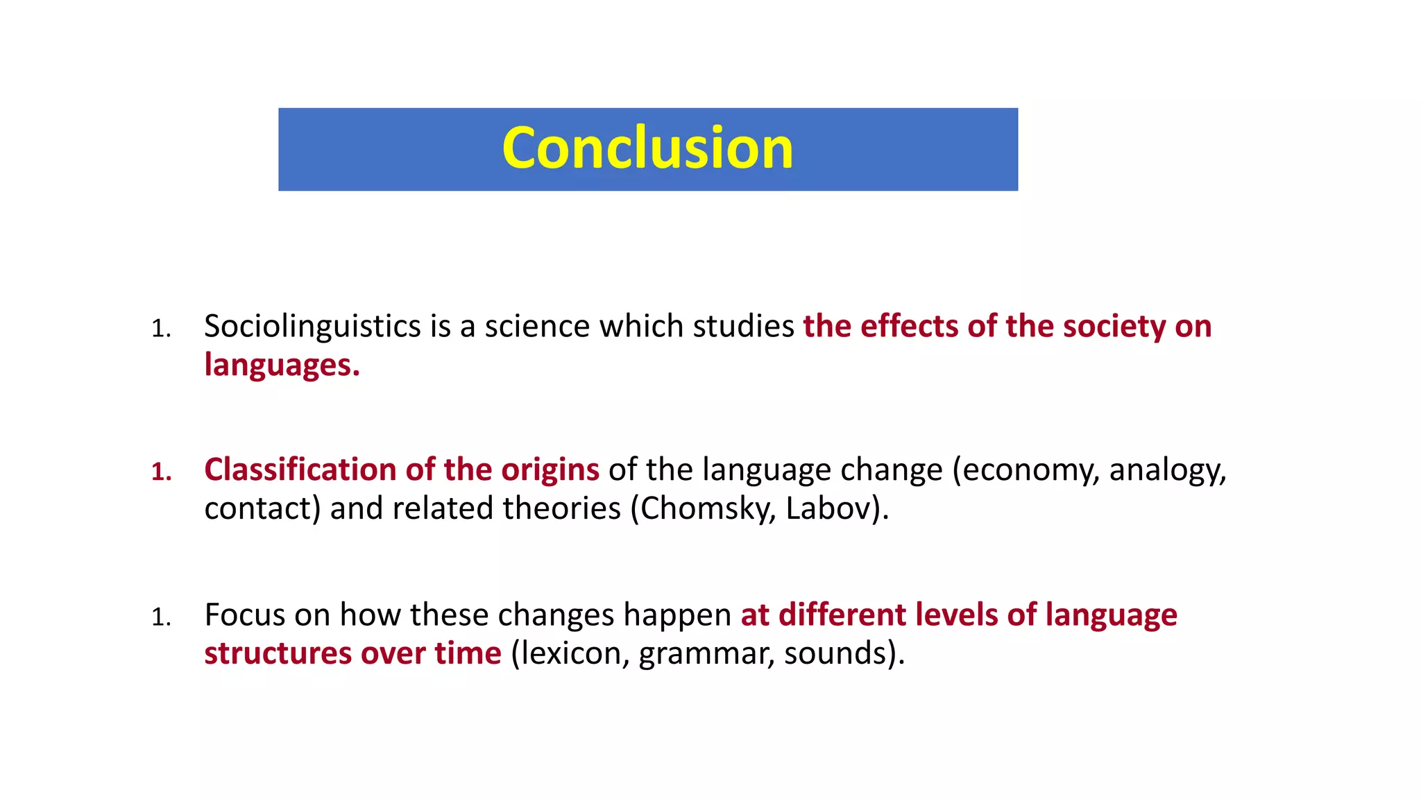 Week 10 lin321 types of language change | PDF