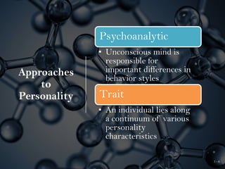 PSY101 Week 10 personalities | PDF